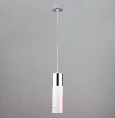 Потолочный светильник Евросвет Double Topper 50135/1 (хром/белый)