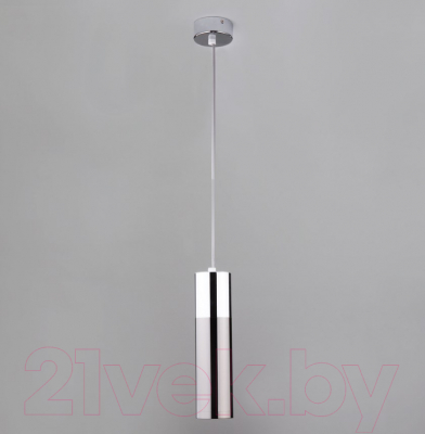 Потолочный светильник Евросвет Double Topper 50135/1 (хром/черный жемчуг)