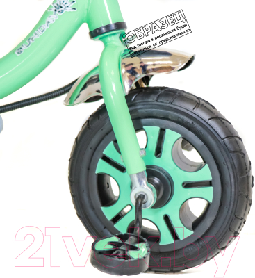 Трехколесный велосипед с ручкой Sundays SJ-07 (светло-розовый)