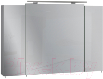 Шкаф с зеркалом для ванной Sanwerk Everest 100 / MV0000802 (с подсветкой)