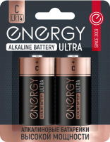 

Комплект батареек Energy, Ultra LR14/2B (С) / 104982