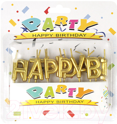 Изображение товара Набор свечей для торта Darvish Happy Birthday / DV-H-1111