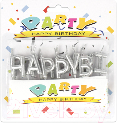 Изображение товара Набор свечей для торта Darvish Happy Birthday / DV-H-1111