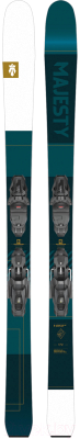 Горные лыжи с креплениями Majesty 2021-22 Adventure GT + PRD12 GW Brake 95F (р-р 166, синий/темно-синий)