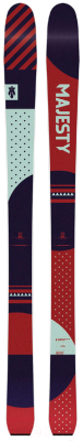 Горные лыжи с креплениями Majesty 2022-23 Adventure GT W + PRW 11 GW Brake 90 G (р-р 154, красный/синий)