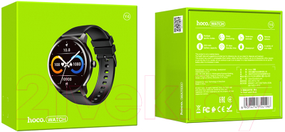 Изображение товара Умные часы Hoco Y4 (черный)
