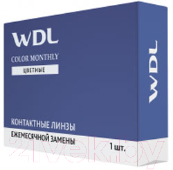 Контактная линза WDL Color Monthly BC 8.6 forest -1.00