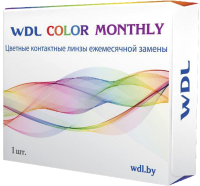 Контактная линза WDL Color Monthly BC 8.6 brown -1.00 - 