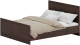 Миниатюра изображения товара Односпальная кровать Речицадрев Данте / Р 330.30 (дуб денвер коньячный)