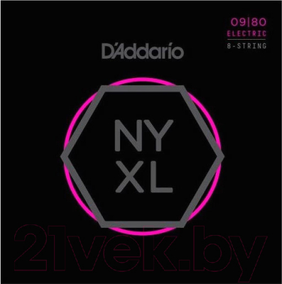 Изображение товара Струны для электрогитары D'Addario NYXL0980