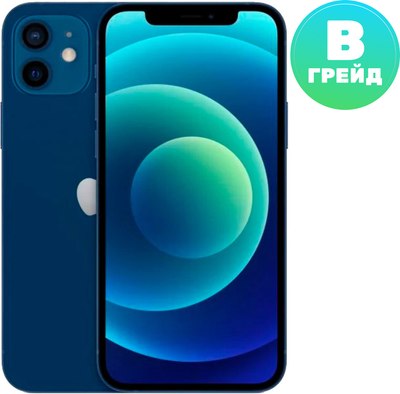 Смартфон восстановленный Apple iPhone 12 128GB Flip Грейд B (синий) - 