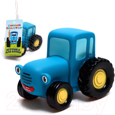 Игрушка для ванной Капитошка Синий трактор с улыбкой / 9304019