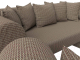 Комплект мягкой мебели Лига Диванов Кипр набор 3 (рогожка корфу 03) - 