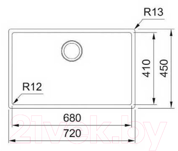 Мойка кухонная Franke BXX 210-68