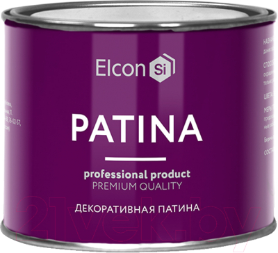 Краска Elcon Patina кузнечная (200г, серебристый)