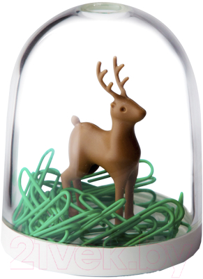 Подставка настольная Qualy Deer In The Forest QL10132-WH