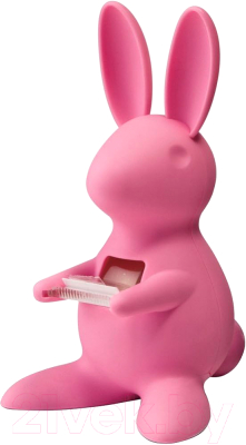 Диспенсер для скотча Qualy Bunny QL10114-PK (розовый)