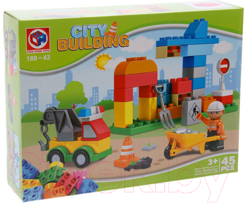 Конструктор Kids Home Toys Городские строители 188-43 / 2496918