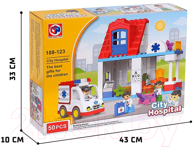 Конструктор Kids Home Toys Городская больница 188-123 / 2496904