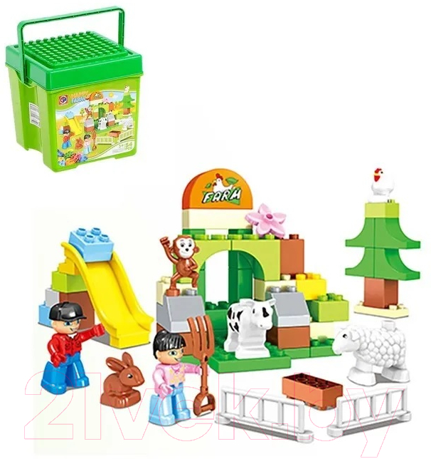 Конструктор Kids Home Toys Счастливая ферма 188-222 / 2496922