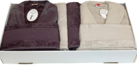 Комплект текстиля для ванной Karven Jagarli / B 1116 mor/bej - 