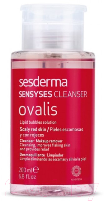 Лосьон для снятия макияжа Sesderma Ovalis Для кожи склонной к покраснению и шелушению