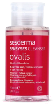 Лосьон для снятия макияжа Sesderma Ovalis Для кожи склонной к покраснению и шелушению (200мл)