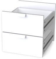 Комплект выдвижных ящиков Mio Tesoro Фора 4.2 (белый)