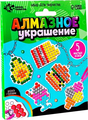 

Набор для создания украшений, Алмазное украшение Фрукты / 9253479