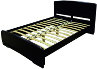 Двуспальная кровать Боринское Мебель Кристина Прайм 160x200 (орех) - 