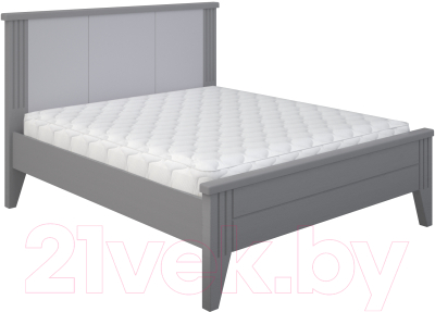 Полуторная кровать Боринское Мебель Верона 1200 (серый)