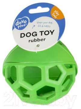 Игрушка для собак Duvo Plus Мяч с сотами / 400024/green (зеленый)