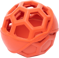 Игрушка для собак Duvo Plus Мяч с сотами / 400023/orange (оранжевый) - 