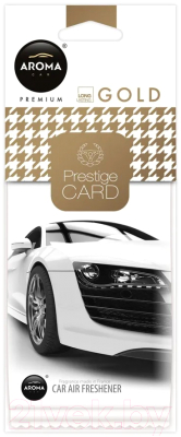 Ароматизатор автомобильный Aroma Car Prestige Card Gold