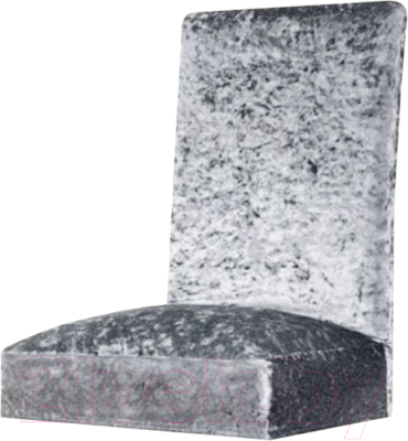 Изображение товара Чехол на стул Si Brano Бархат (графит)