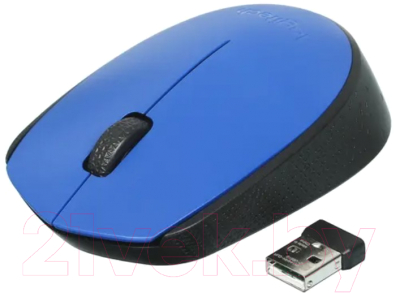 Мышь Logitech M170 / 910-004647 (черный/синий)