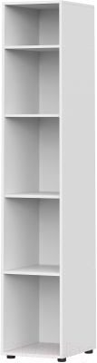 Шкаф-пенал NN мебель Токио (белый текстурный)