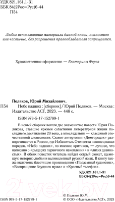 Книга АСТ Небо падших (Поляков Ю.)