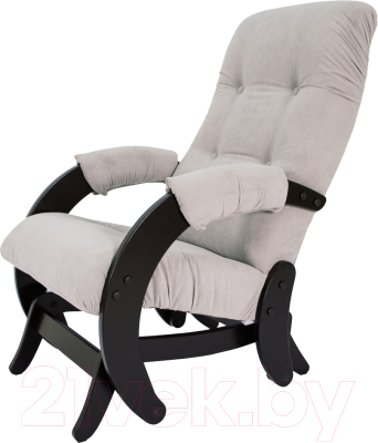 Кресло-глайдер Мебелик Модель 68 (ультра смок/венге)