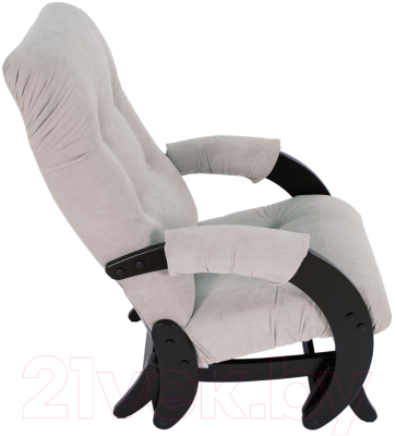 Кресло-глайдер Мебелик Модель 68 (ультра смок/венге)