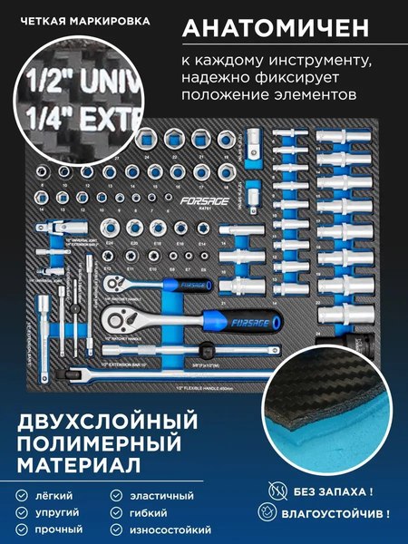 Универсальный набор инструментов Forsage F-K4701(51383)