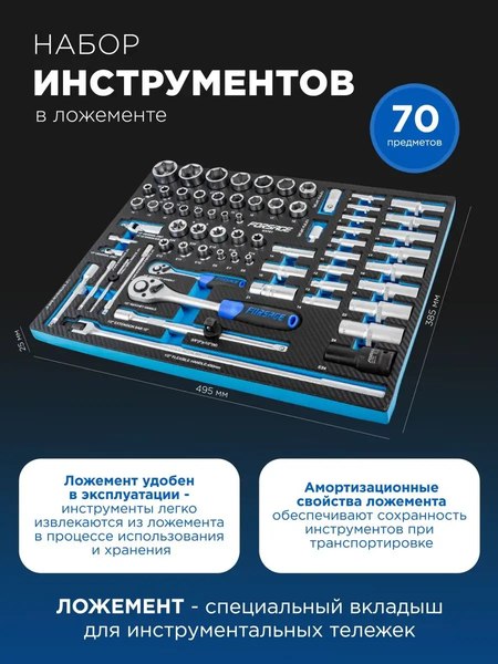Универсальный набор инструментов Forsage F-K4701(51383)