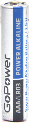 Комплект батареек GoPower Super Power Alkaline LR03/AAA / 00-00017749 (20шт)