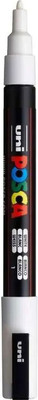Маркер художественный UNI Mitsubishi Pencil Posca / PC-3M WHITE