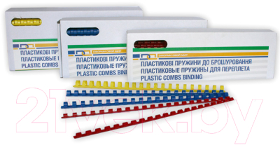 Изображение товара Пружины для переплета D&A art 6мм (прозрачный)