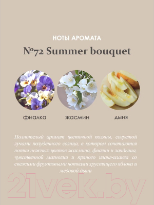 Аромадиффузор Aroma Republic №72 Summer Bouquet (90мл)