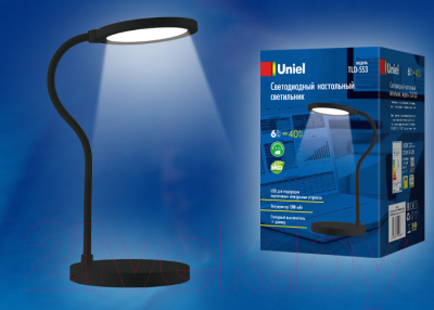 Настольная лампа Uniel TLD-553 / UL-00003339 (черный)