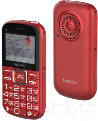 Мобильный телефон Maxvi B5ds (красный)