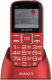 Мобильный телефон Maxvi B5ds (красный) - 