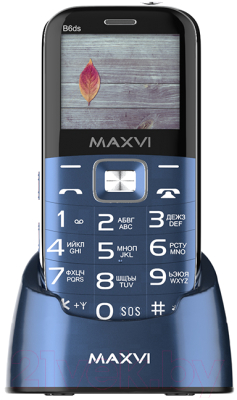 Изображение товара Мобильный телефон Maxvi B6ds (маренго)
